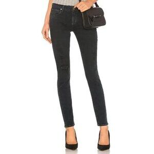 🔴 LAST CHANCE 🔴 Agolde Black Lara Distressed Denim Skinny Jeans